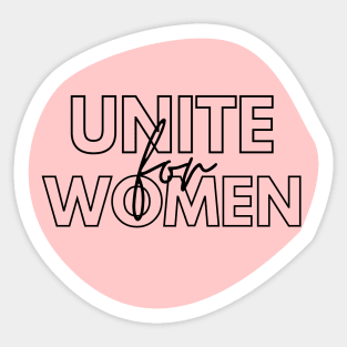 Unite For Women Sticker